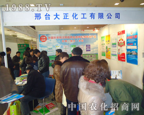邢臺大正化工-2011河北肥料會招商展位