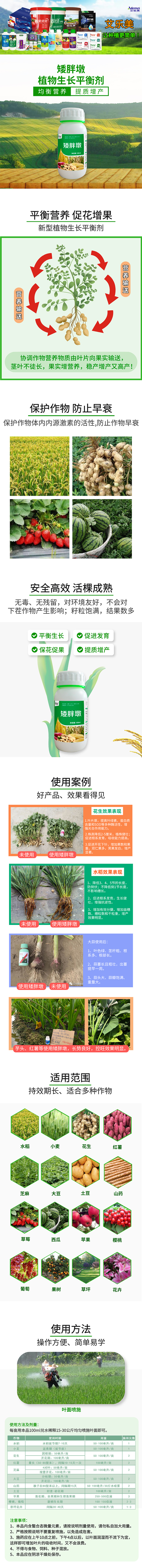 植物生長(zhǎng)平衡劑 矮胖墩 艾樂美2