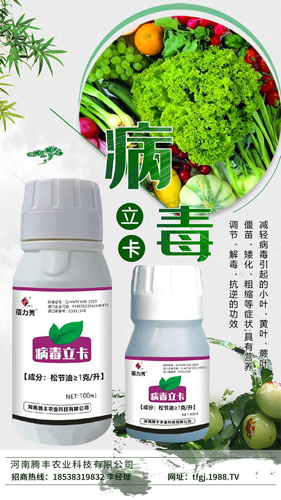     病毒病一種是由植物病毒寄生引起的病害。種類少、危害大，易得難治。在侵染蔬菜植株后會(huì)與蔬菜爭奪生長必需的養(yǎng)分，同時(shí)會(huì)影響植株的養(yǎng)分傳輸，抑制光合作用的進(jìn)行