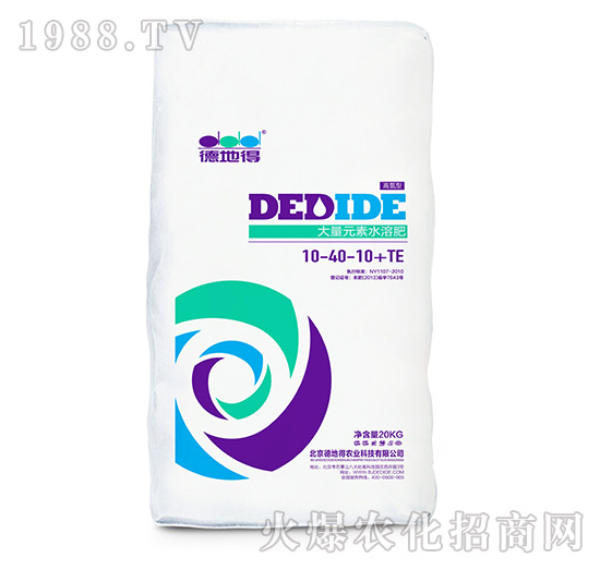 ����Ԫ��ˮ�ܷ���10-40-10+TE-�µص�