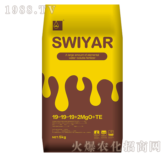 大量元素水溶肥19-19-19+2MgO+TE-圃朗特