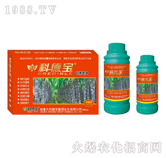 甘蔗專(zhuān)用營(yíng)養(yǎng)增產(chǎn)調(diào)理劑-科德寶