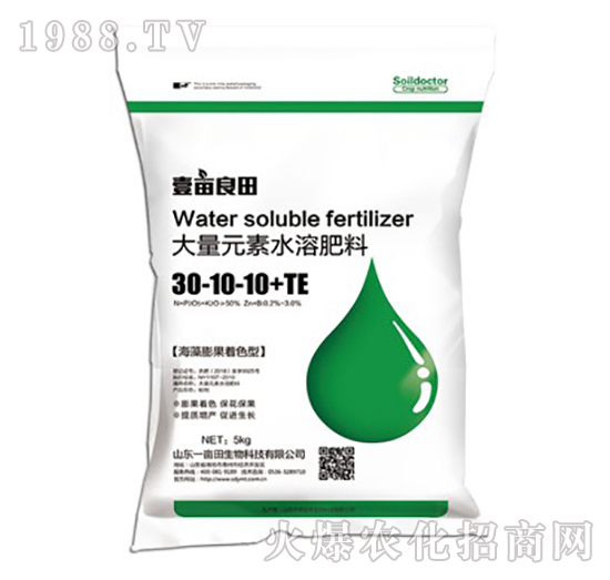 ����Ԫ��ˮ�ܷ�30-10-10+TE-Ҽ������