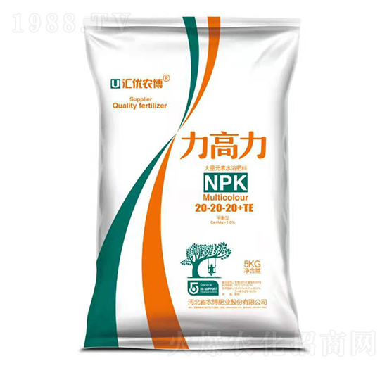 平衡型大量元素水溶肥料20-20-20+TE-力高力-農(nóng)博肥業(yè)