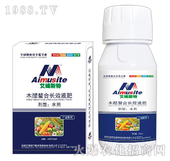 廣譜需用木醋螯合長效液肥-艾姆斯特