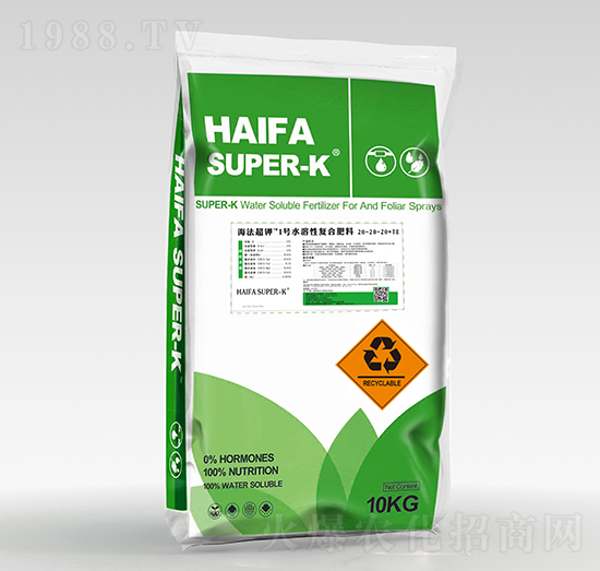 水溶性復(fù)合肥料20-20-20+TE-海法超鉀1號-中科三農(nóng)