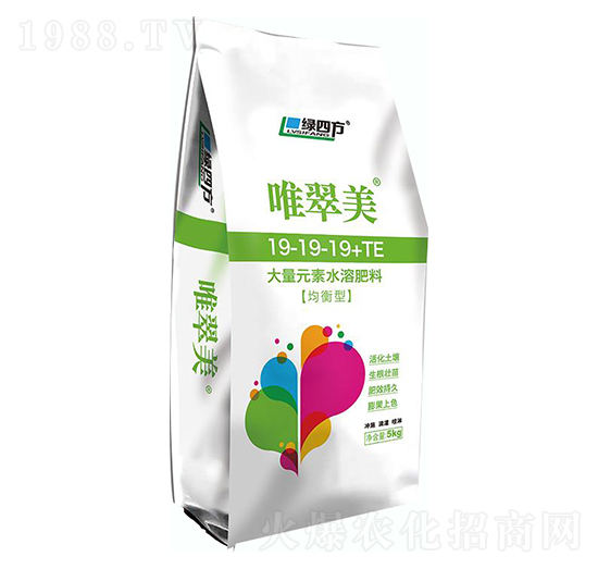 均衡型大量元素水溶肥料19-19-19+TE-唯翠美-綠四方