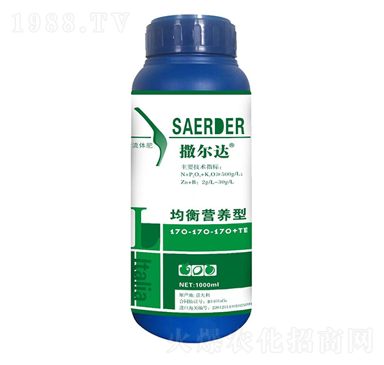 均衡營養(yǎng)型流體肥170-170-170+TE-優(yōu)逸克