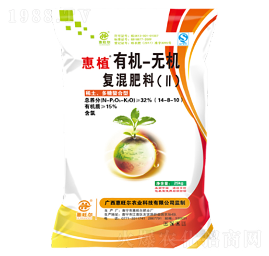 有機(jī)-無(wú)機(jī)復(fù)混肥料14-8-10-惠植-惠旺爾