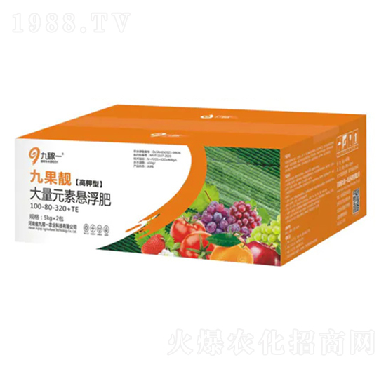 高鉀型大量元素懸浮肥100-80-320+TE-九果靚-九稼一