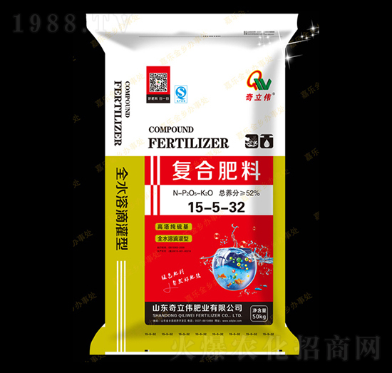 高塔全水溶復(fù)合肥15-5-32-奇立偉