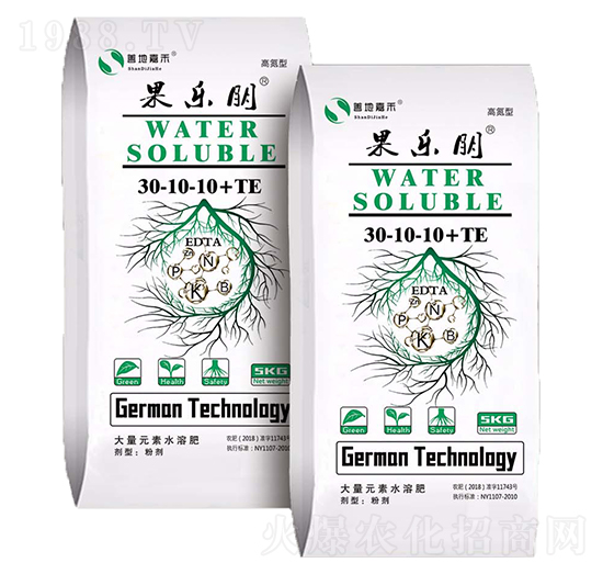 高氮大量元素水肥料30-10-10+TE-果樂(lè)朋-嘉禾農(nóng)業(yè)