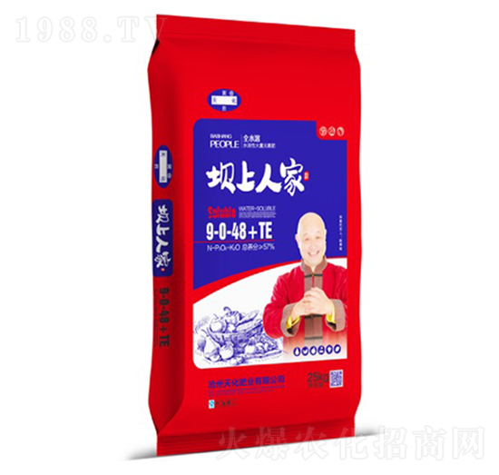 全水溶大量元素肥料9-0-48+TE-壩上人家-天化肥業(yè)