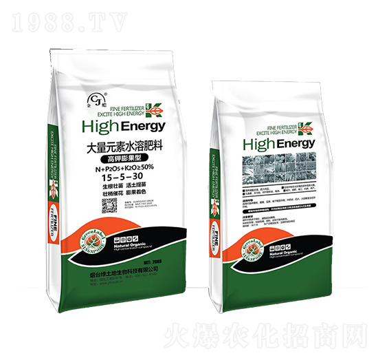 高鉀膨果型大量元素水溶肥-綠土地