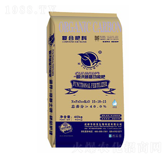 經(jīng)濟(jì)作物專(zhuān)用碳基功能肥15-10-15-順沃-四友生物