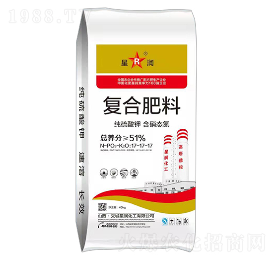 復(fù)合肥料17-17-17-星潤(rùn)化工