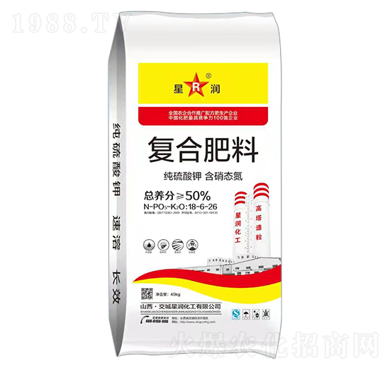 復合肥料18-6-26-星潤化工
