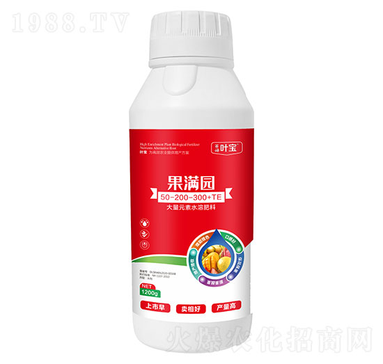 大量元素水溶肥料50-200-300+TE 果滿園 西姆葉寶