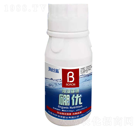 單一元素肥料 硼優(yōu) 海絲藍