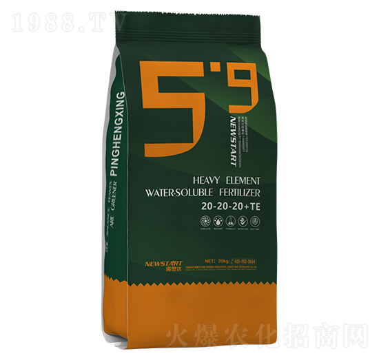 平衡型大量元素水溶肥20-20-20+TE 諾思達