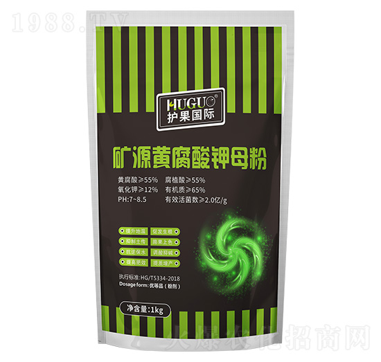礦源黃腐酸鉀母粉-護果
