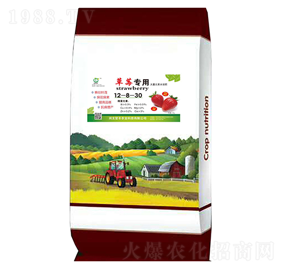 草莓專用水溶肥12-8-30-沃豐禾-堅豐農(nóng)業(yè)