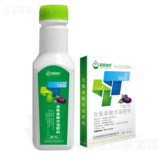 茄子專(zhuān)用含氨基酸水溶肥料-田田益農(nóng)