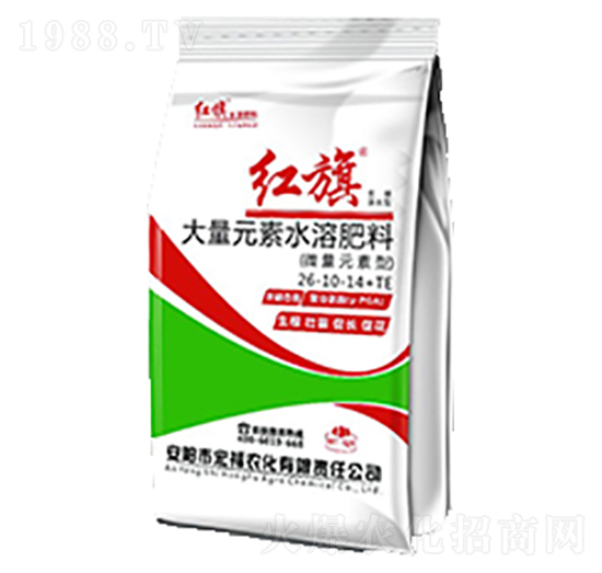 大量元素水溶肥料26-10-14+TE-紅旗-宏福農化