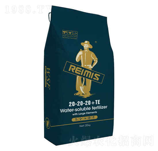 20kg大量元素水溶肥料20-20-20+TE-雷米斯