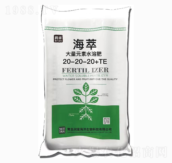 大量元素水溶肥料20-20-20+TE-海萃-潤(rùn)章海洋