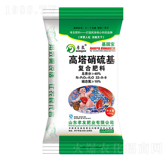 高塔硝硫基復(fù)合肥料22-9-9-孝友