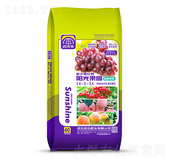 硫酸鉀型14-5-24-陽(yáng)光果園-前沿肥業(yè)