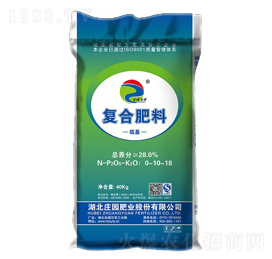 28%復(fù)合肥料0-10-18-谷保莊園