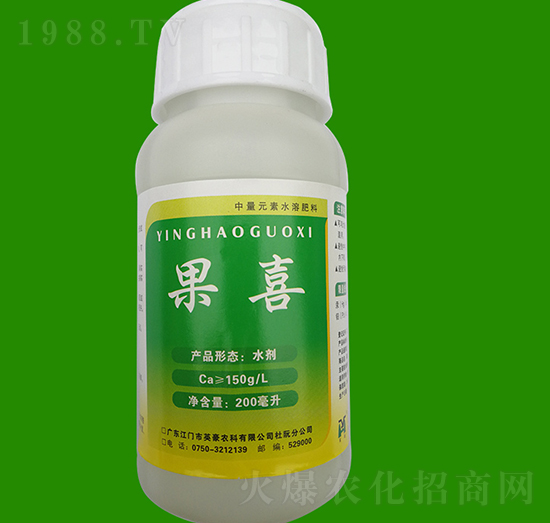 200ml有機(jī)螯合糖醇鈣-果喜-英豪