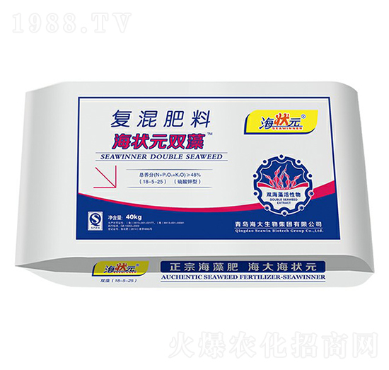 海狀元雙藻復混肥料18-5-25-海大生物