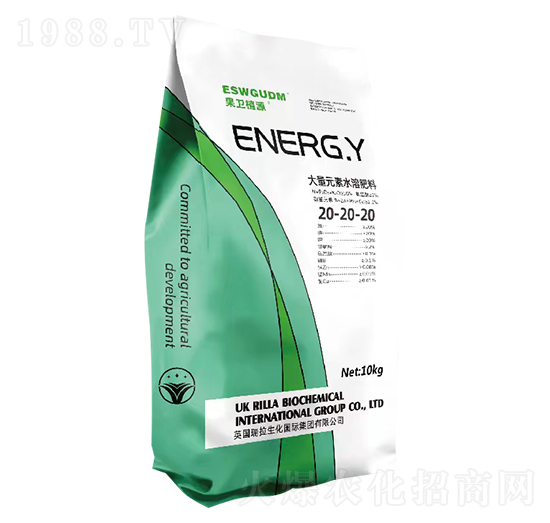 大量元素水溶肥料20-20-20-果衛(wèi)植源-瑞拉生化