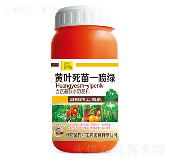 黃葉死苗一噴綠-圣氏潤