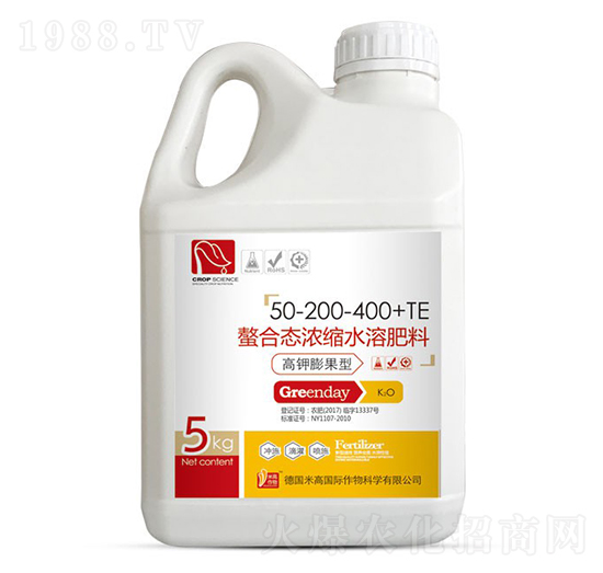 螯合態(tài)濃縮水溶肥料50-200-400-圣氏潤