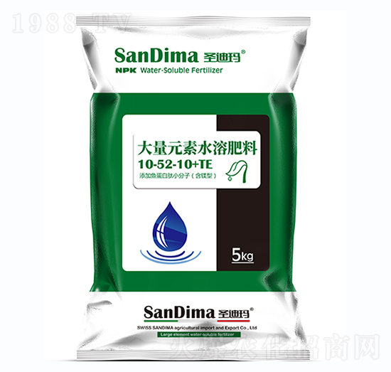 大量元素水溶肥10-52-10+TE-圣迪瑪-一撒寶來(lái)