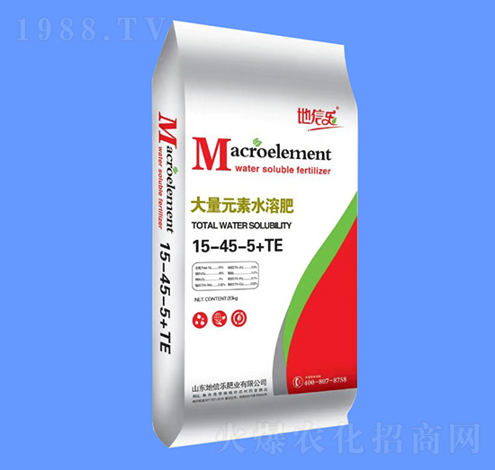 大量元素水溶肥15-45-5+TE-地信樂