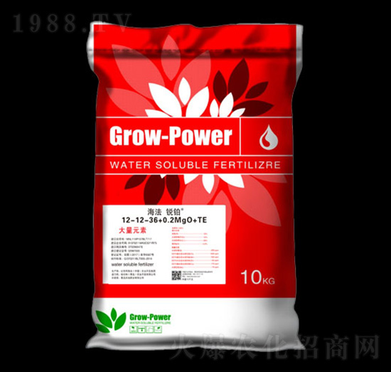 大量元素水溶肥12-12-36+0.2MgO+TE-伯倫特