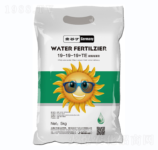 陽光平衡礦源海藻型大量元素水溶肥19-19-19+TE-金谷丁