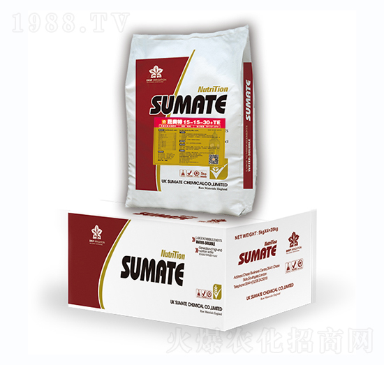 大量元素水溶肥15-15-30+TE-蔬美特