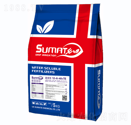 5kg大量元素水溶肥12-6-40+TE-蔬美特