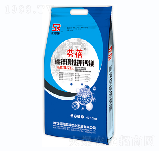 硼鋅銅鐵鉀鈣鎂-芬蓓-盛潤高科