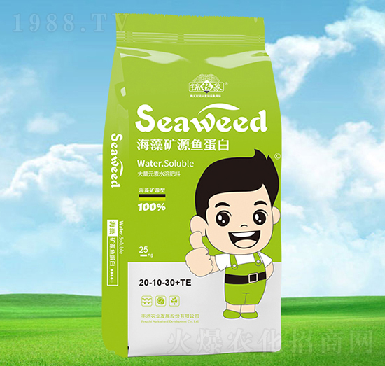 海藻礦源魚蛋白大量元素水溶肥20-10-30+TE-錦福象-豐池農(nóng)業(yè)