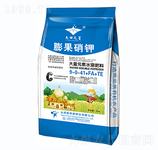 大量元素水溶肥料9-0-41+FA+TE-新核能