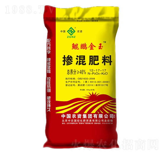 摻混肥料12-17-17-鯤鵬金玉-秀沃農(nóng)業(yè)