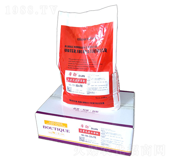 大量元素水溶肥料16-10-33+TE-帝勁