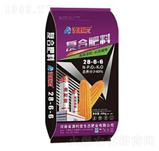 高塔造粒復(fù)合肥料28-6-6-澳利亞-中輝化肥